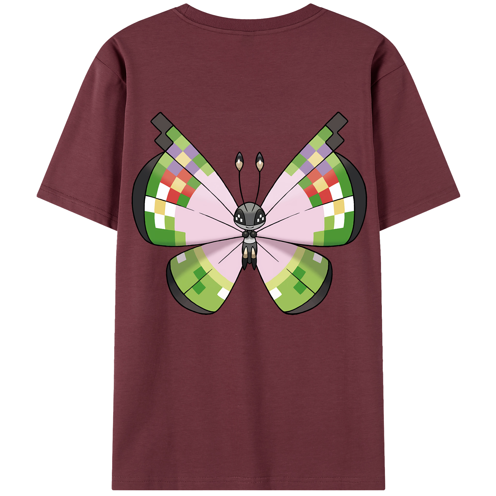 （画像用） ポケットモンスター Pokémon 綿100％半袖Tシャツ（背面プリント）